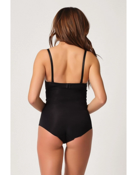 Siyah Mı Emay 2932 Double Karın Agraf Destekli Slip Lazer Korse