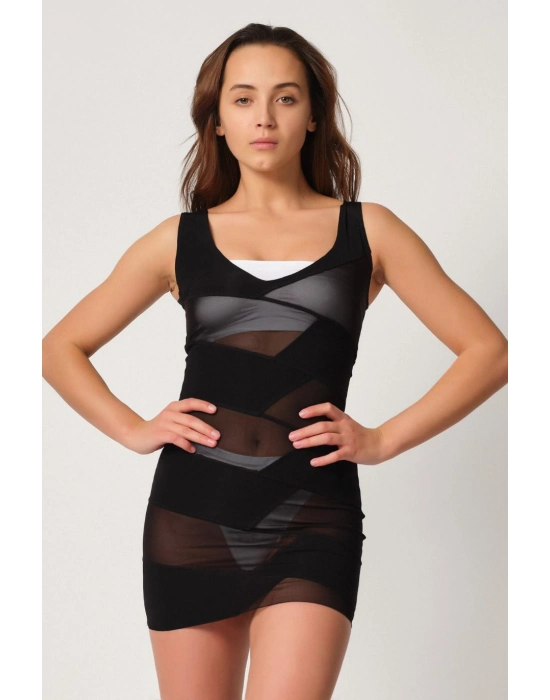 Siyah Mı Emay 2934 Toparlayıcı Elbise Lazer Korse