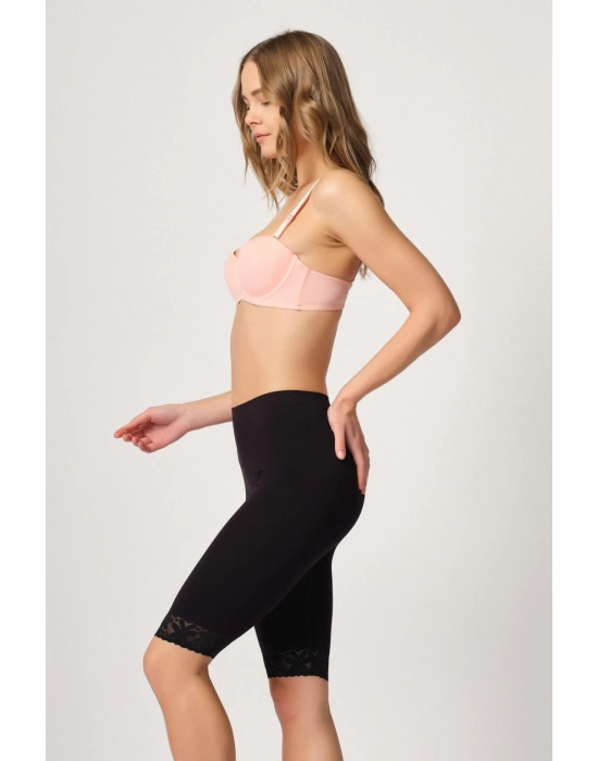 Siyah Mı Emay 3004 Soft Uzun Paça Dantel Boxer