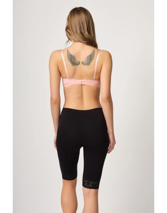 Siyah Mı Emay 3004 Soft Uzun Paça Dantel Boxer