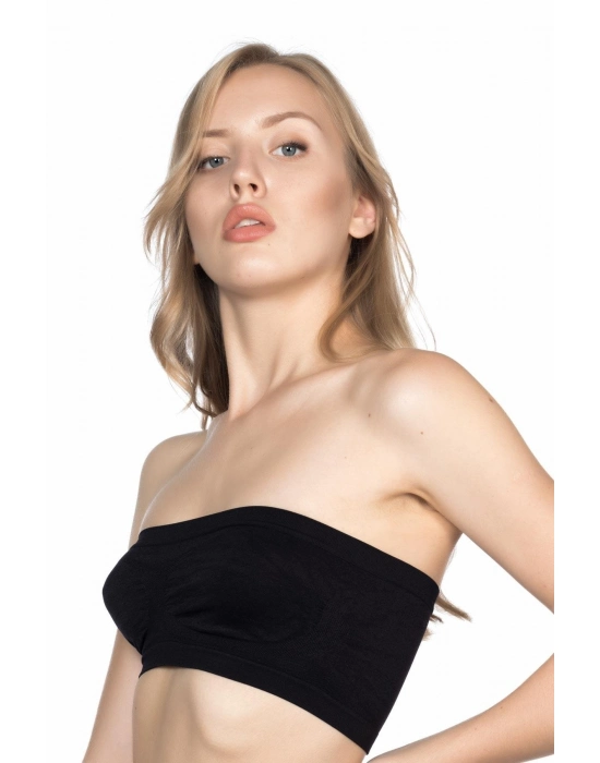 Siyah Mı Emay 4002 Soft Straplez Büstiyer