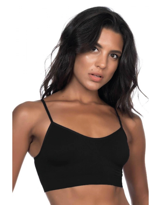 Siyah Mı Emay 4003 Soft İp Askı Büstiyer