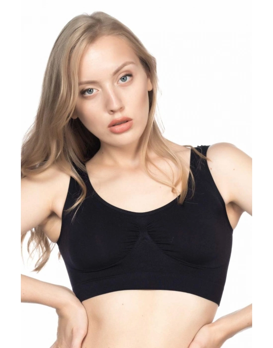 Siyah Mı Emay 4005 Soft Kalın Askı Büstiyer