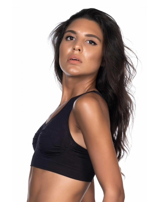 Siyah Mı Emay 4011 Sporcu Toparlayıcı Büstiyer