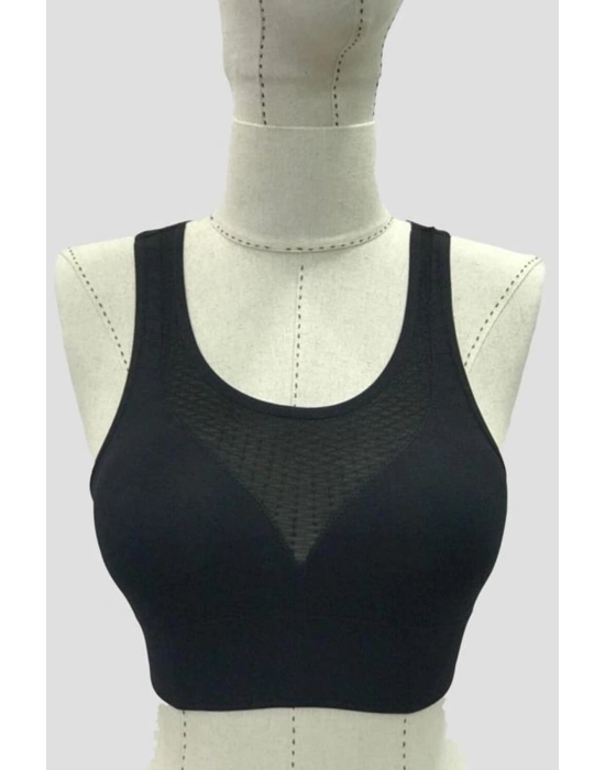 Siyah Mı Emay 4028 Seamless Tül Toparlayıcı Büstiyer