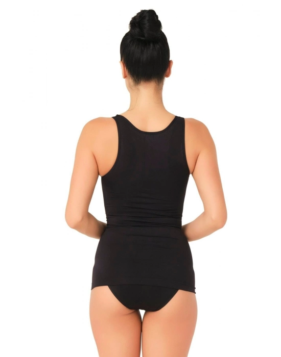 Siyah Mı Emay 5015 Kalın Askılı Atlet Korse