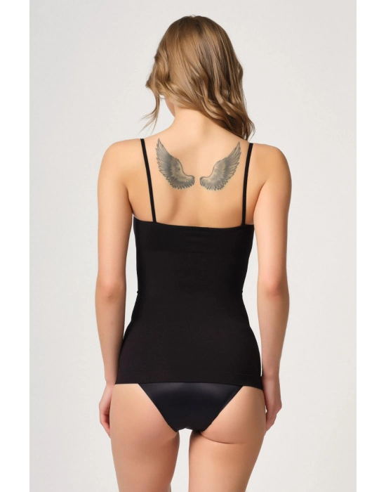 Siyah Mı Emay 5020 İnce Askılı Atlet Korse