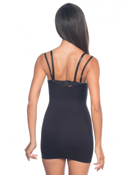 Siyah Mı Emay 5043 Göğsü Açık Masajlı Korse