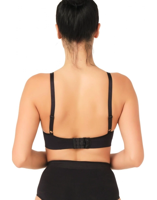 Siyah Mı Emay 5320 Agraflı Emzirme Sütyen