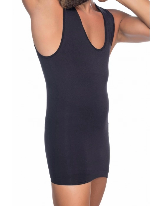 Siyah Mı Emay E1003 V Yaka Erkek Korse Atlet