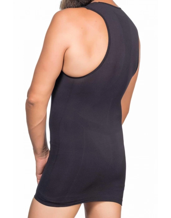 Siyah Mı Emay E1003 V Yaka Erkek Korse Atlet