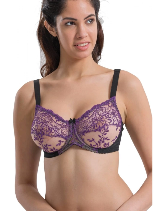 Siyah Mor Mı Emay 148 D Balenli Toparlayıcı Sütyen