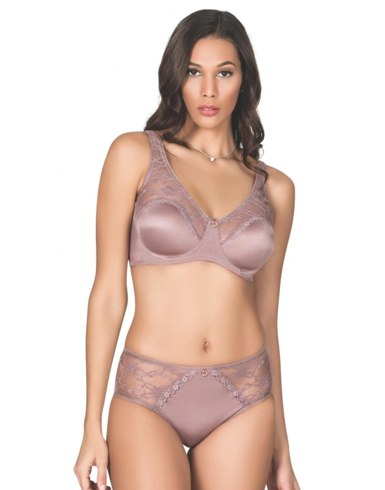 Soft Kaplı Dantel Geniş Askı Sütyen Takım Kadın 5035