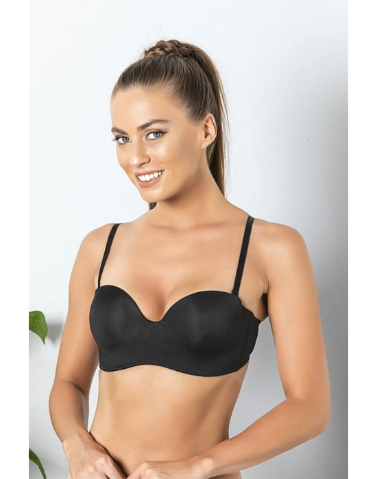 Straplez Lotus Sütyen Siyah (brf11260)
