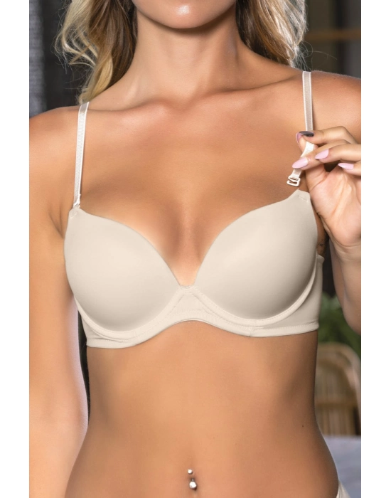 Ten Kadın Push-up Sütyen,destekli,dikişsiz,ayarlanabilir Askılı, Günlük Konfor İç Giyim