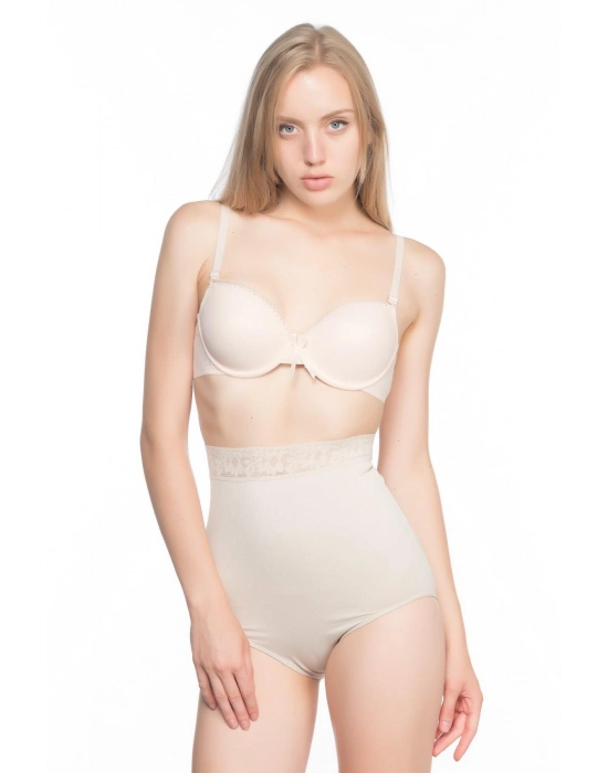 Ten Mı Emay 2028 Dantelli Yüksek Bel Slip Korse