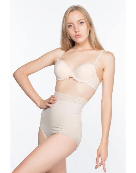 Ten Mı Emay 2028 Dantelli Yüksek Bel Slip Korse