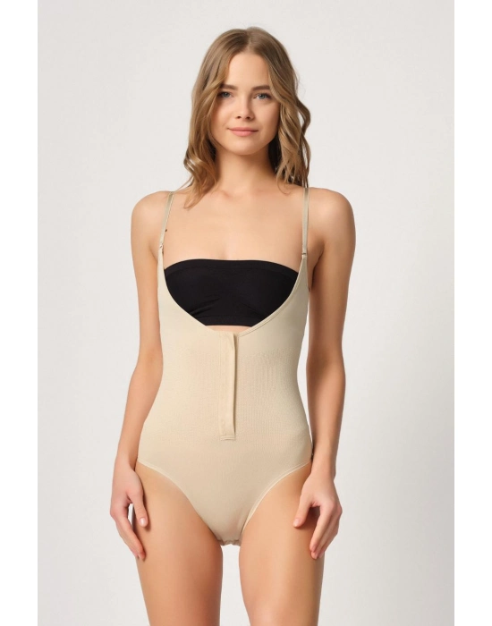 Ten Mı Emay 2043 Göğsü Açık Agraflı Body Korse