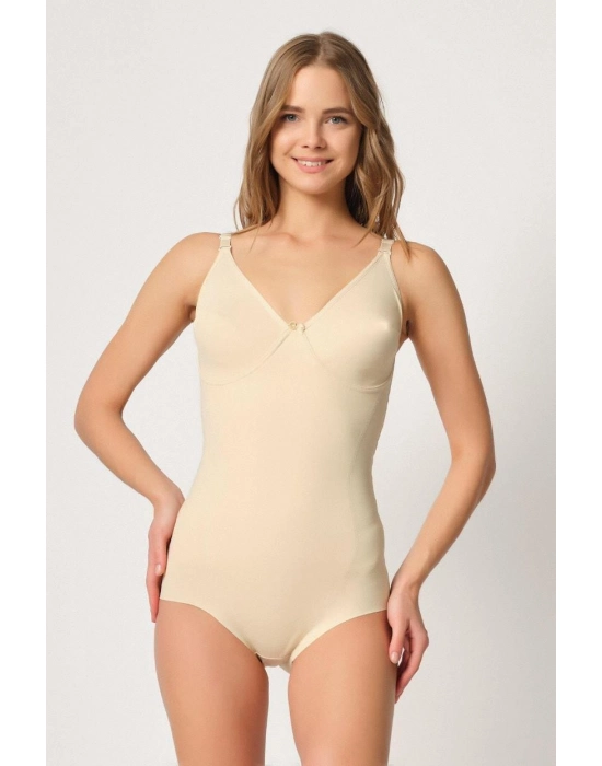 Ten Mı Emay 2821 Balenli Double Boy Slip Lazer Korse