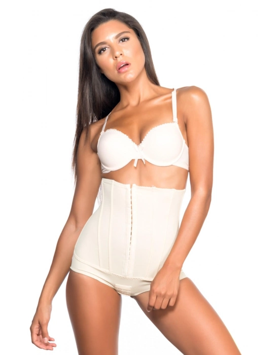 Ten Mı Emay 2824 Yüksek Bel Balen Agraflı Slıp Lazer Korse