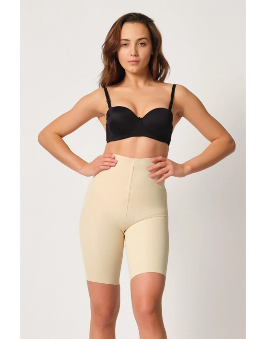 Ten Mı Emay 2927 Bel Dekolteli Balenli Paçalı Lazer Korse