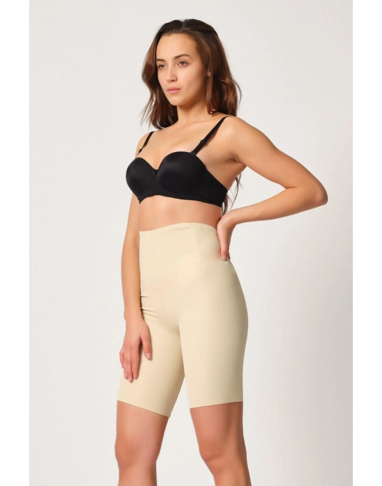 Ten Mı Emay 2927 Bel Dekolteli Balenli Paçalı Lazer Korse