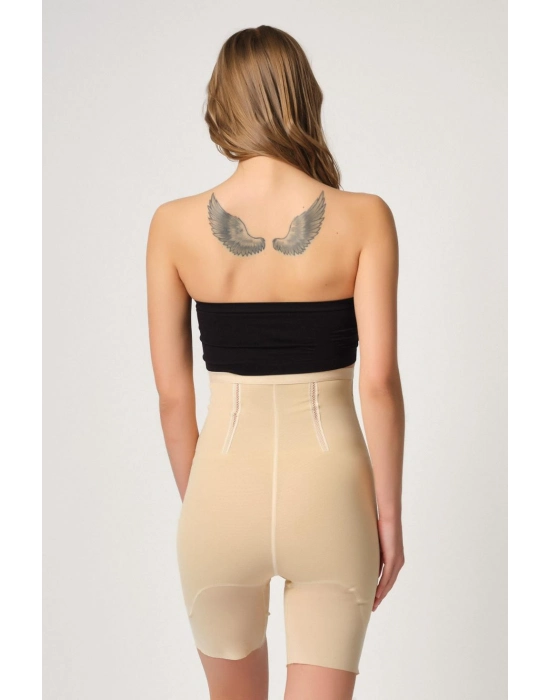 Ten Mı Emay 2928 Ön Agraflı Tül Paçalı Lazer Korse