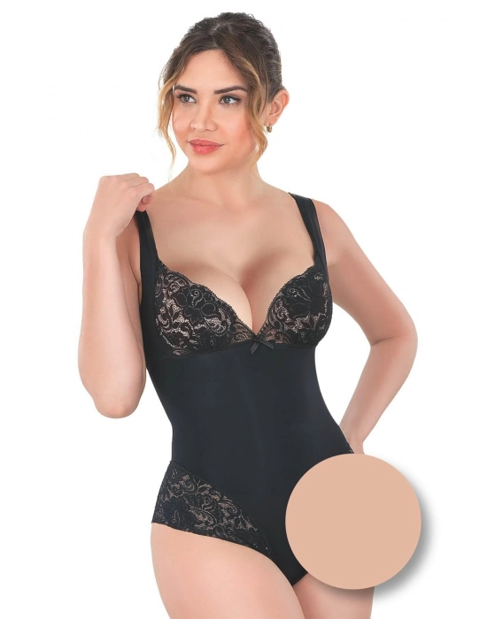 Ten Mı Emay 2947 Dantelli Agraflı Body Korse
