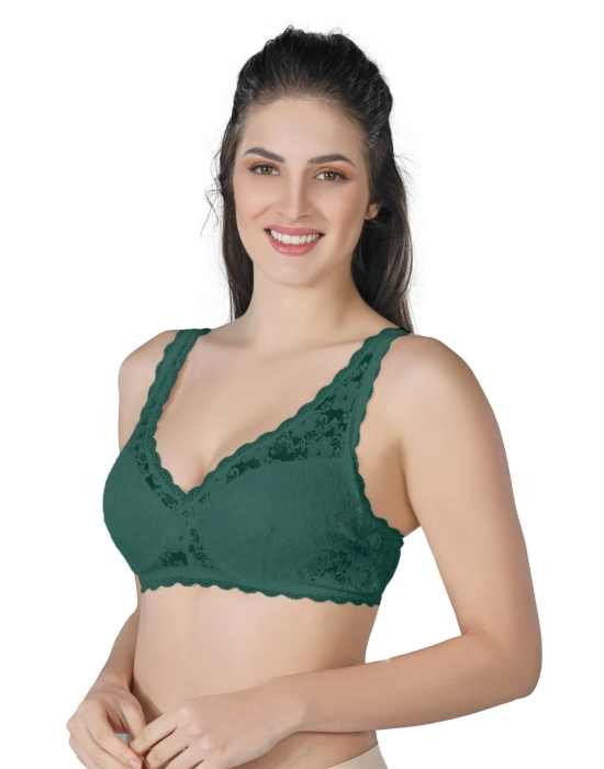 Yeşil Mı Emay 188 B Pedli Dantelli Telli Toparlayıcı Sütyen