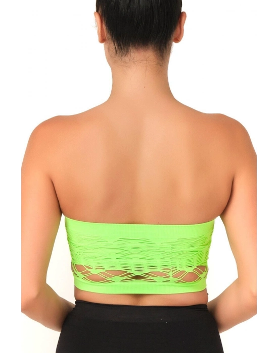 Yeşil Mı Emay 4050 Double Örgü Toparlayıcı Straplez Büstiyer