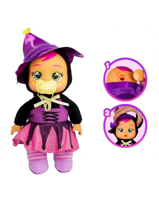 Yumuş Bebekler - Tiny Cuddles - Küçük Kucaklaşma - Cadı Şapkalı (bamido)