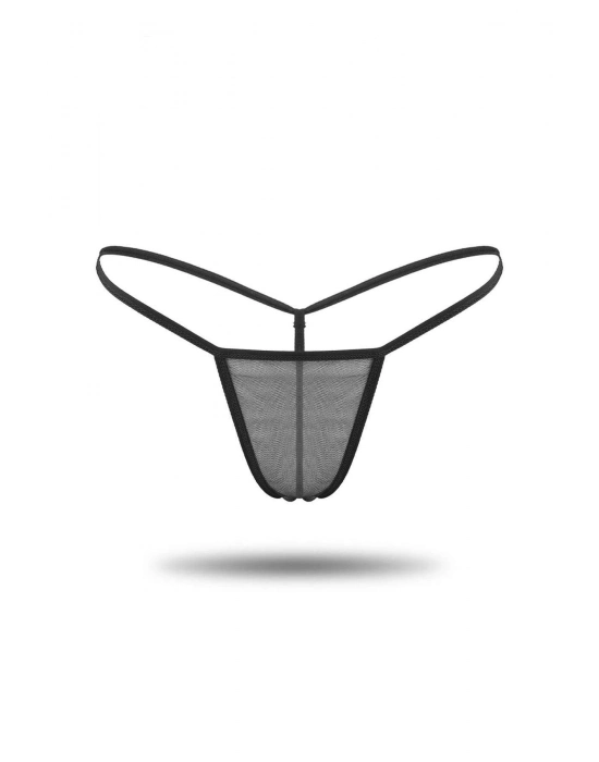 Beruflic Siyah Tül Tanga Brf1114