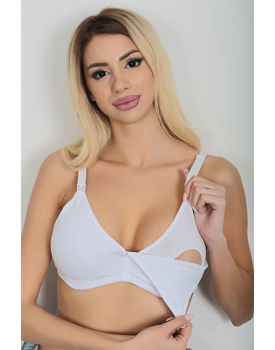Beyaz Emzirme Sütyeni - 505