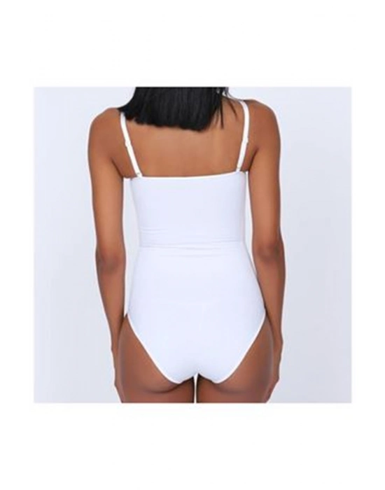 Beyaz Kancalı Dikişsiz Korse - 755