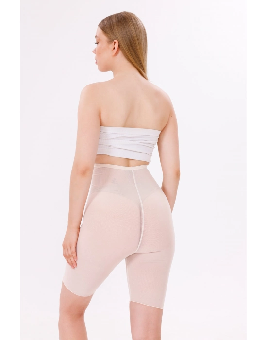 Freshness 0007 Lazer Kesim Tül Yüksek Bel Şort Korse