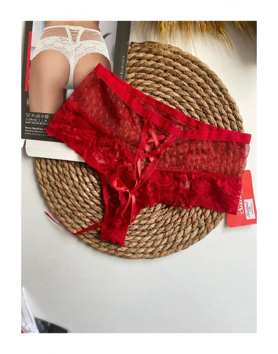 Kırmızı Kadın Puanlı Külot Margarita-k1006