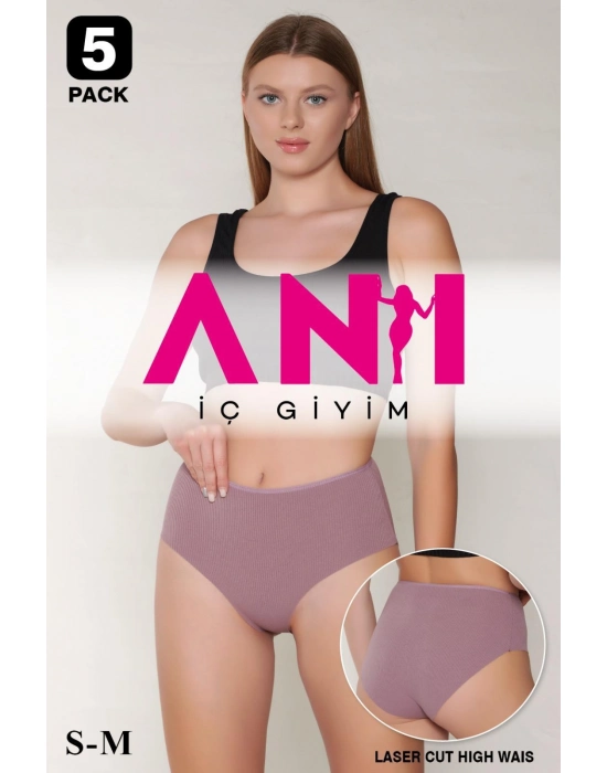 Lazer 5 Li Fitilli Külot Kadın