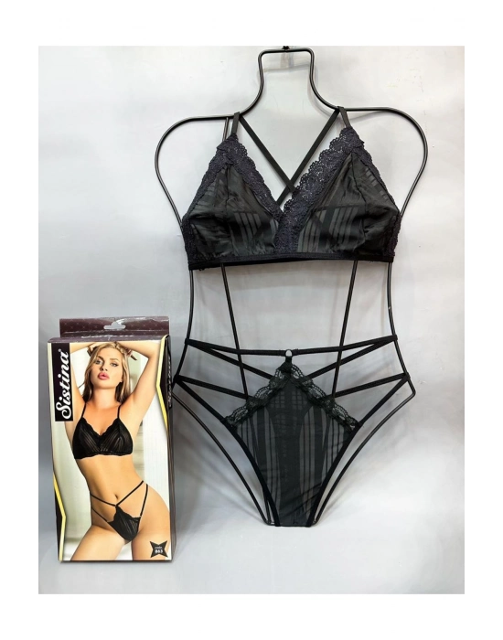 Siyah Bralet Sütyen Takım - B863