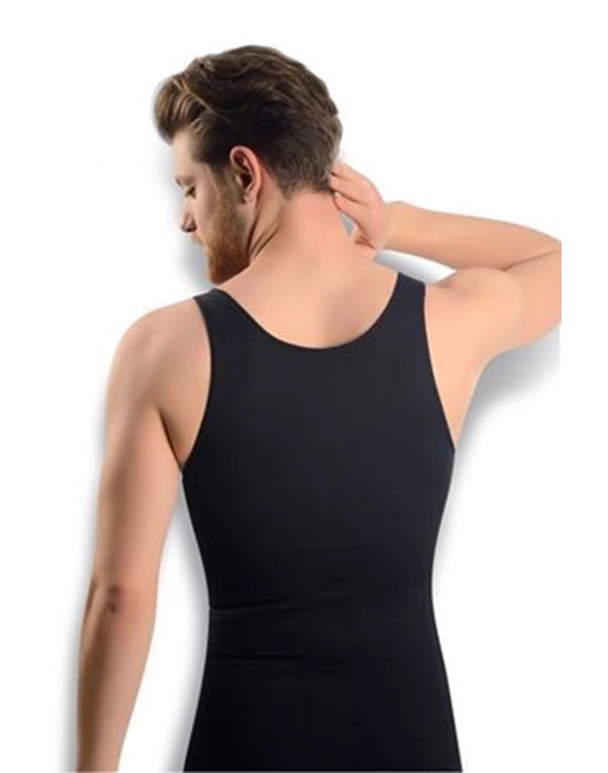 Siyah Erkek Dikişsiz Vücut Toparlayıcı Korse - 740