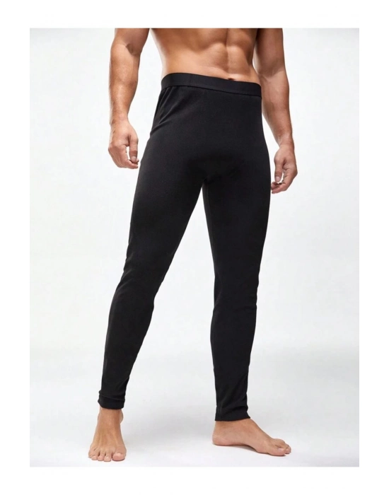 Siyah Erkek Termal İçlik Tayt