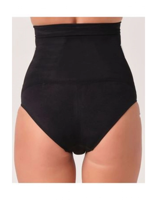 Siyah Kadın Dikişsiz Slip Korse - 780