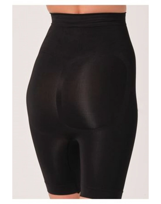 Siyah Kadın Kalça Kaldırıcı Dikişsiz Korse - 760