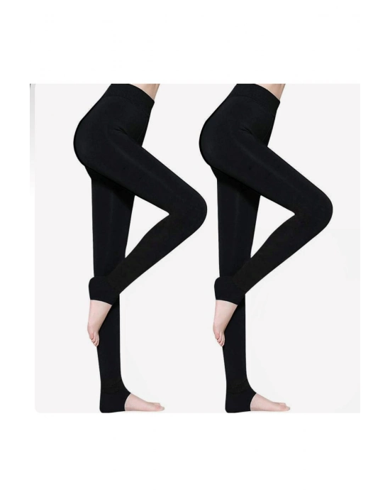 Siyah Peluş Tayt Pt580-1