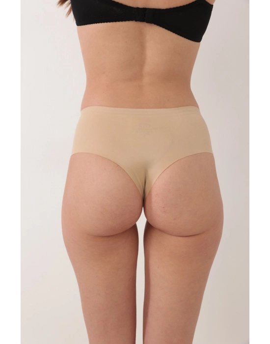 Ten Lazer Kesim Düşük Bel Tangalı Korse Külot