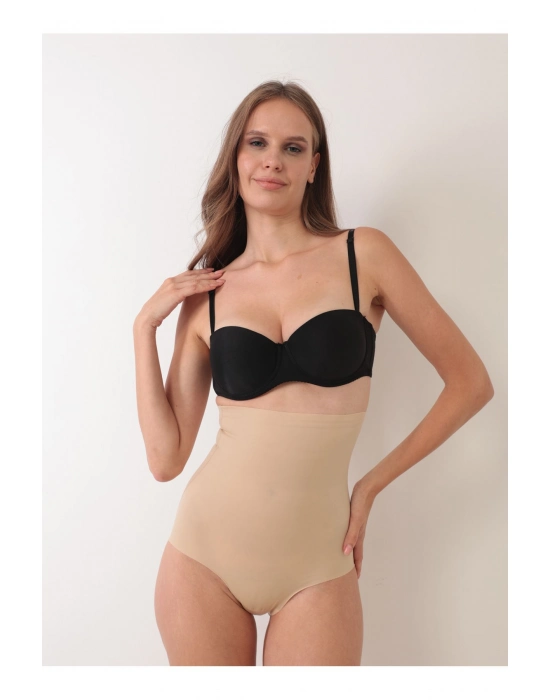 Ten Lazer Kesim Yüksek Bel Külot Korse