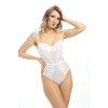 Beyaz Dantelli Bodysuit - 887b
