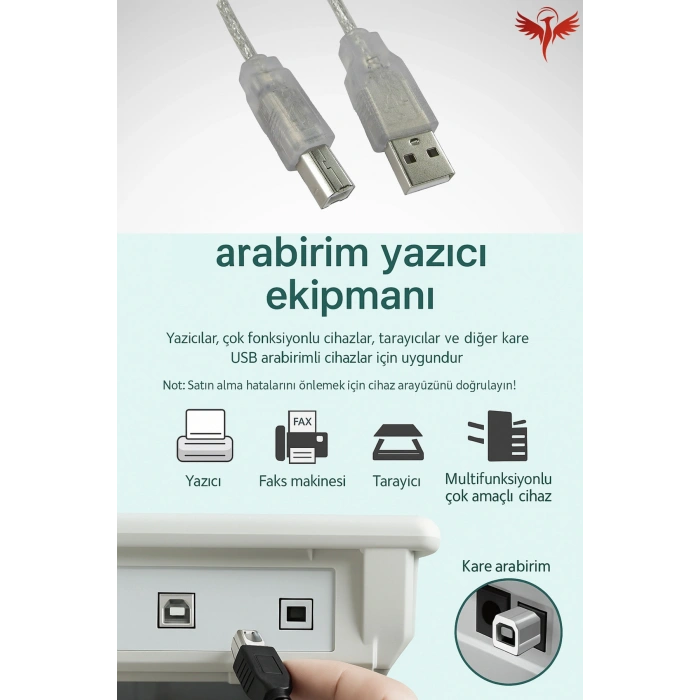 3 METRE YAZICI KABLO