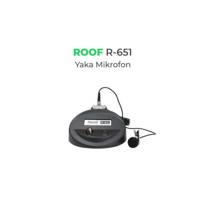ROOF R-651 YAKA MİKROFON