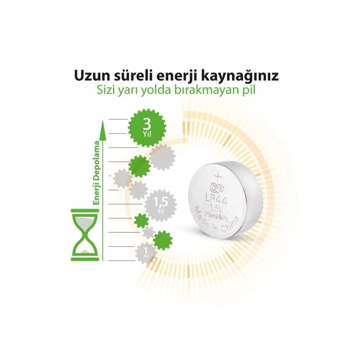 GP 5Lİ LR44-A76 PİL