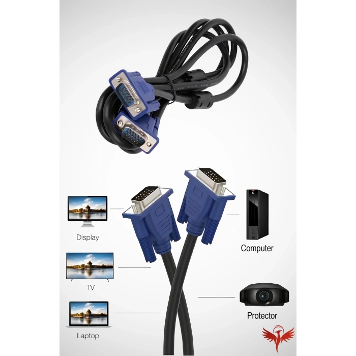 5 METRE VGA KABLO